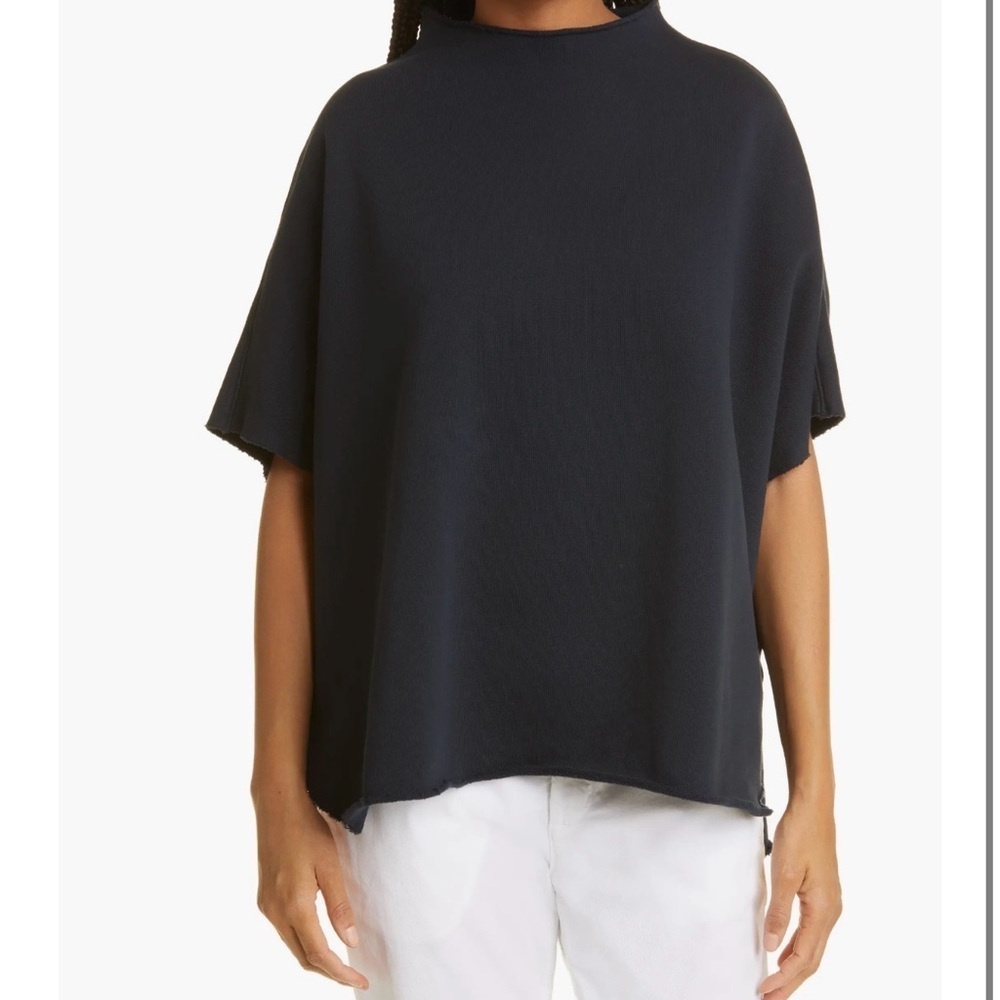 Frank and Eileen Audrey funnel neck capelet oversized size s/xs